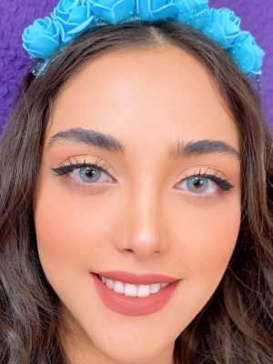 خرید لنز آبی روشن Cool cobalt blue