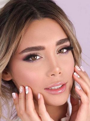 خرید لنز عسلی تیره Caramel