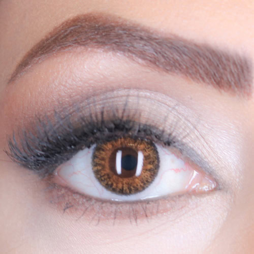 لنز عسلی تیره Brown Tone3 - Image 2