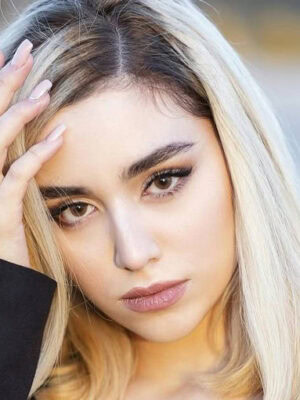 خرید لنز عسلی تیره Pretty Nour