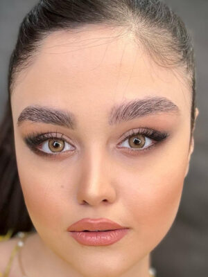 خرید لنز عسلی روشن Aurora Brown