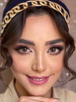 خرید لنز سبز تیره Charming Brown