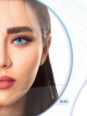 خرید لنز آبی روشن XKU802