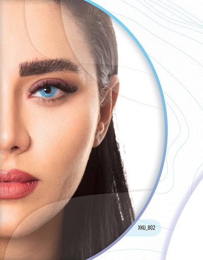 خرید لنز آبی روشن XKU802