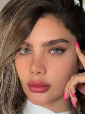 خرید لنز آبی روشن Ring Blue