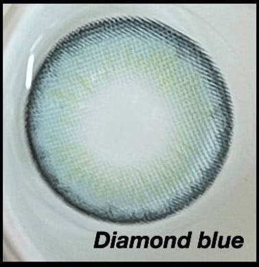 لنز آبی تیره Diamond Blue - Image 2