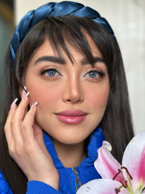 خرید لنز آبی تیره King Blue