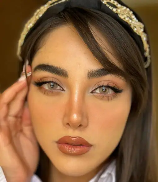خرید لنز عسلی روشن Shiny Brown