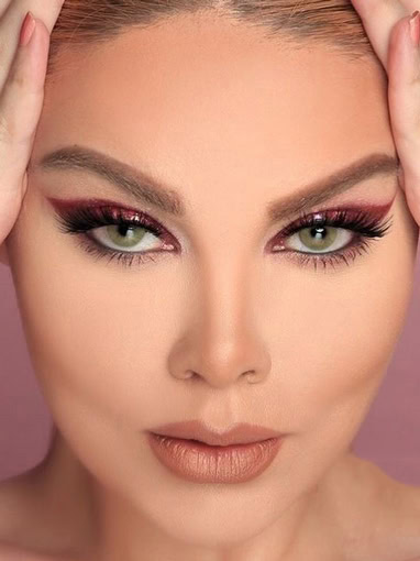 لنز سبز روشن Moon Navy - Image 3