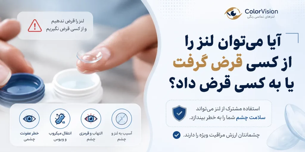 آیا می توان لنز را از کسی قرض گرفت یا به کسی داد؟
